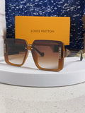 Louis Vuitton Polarized Oversized Brown Lens Sunglasses for Women