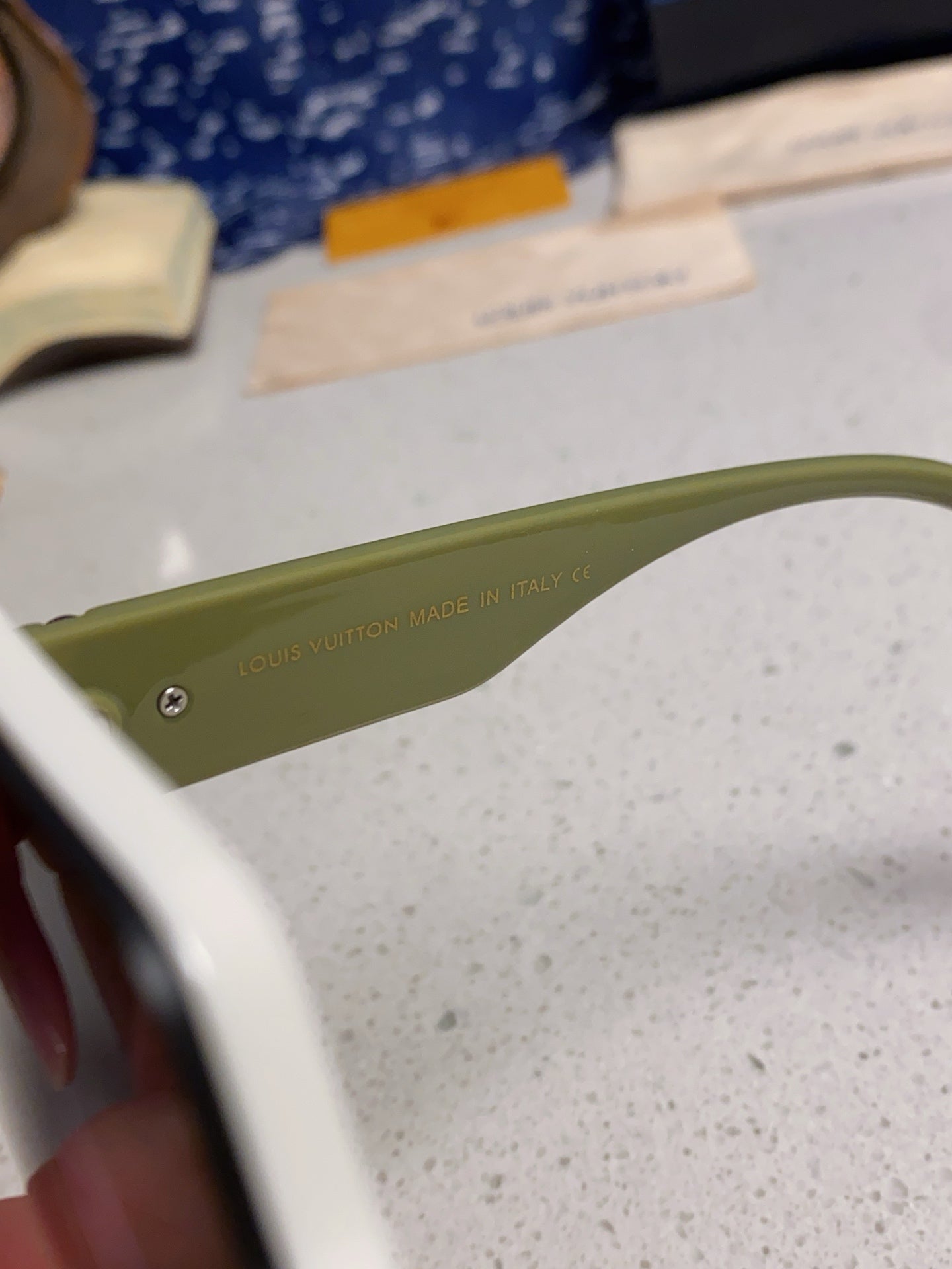 Louis Vuitton Polarized Oversized Silver Lens Sunglasses for Women - detail image 8