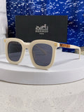 Hermès Metal Square Silver Lens Sunglasses for Men & Women - 433015