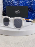 Hermès Metal Square Silver Lens Sunglasses for Men & Women - 433016