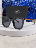 Hermès Metal Square Silver Lens Sunglasses for Men & Women