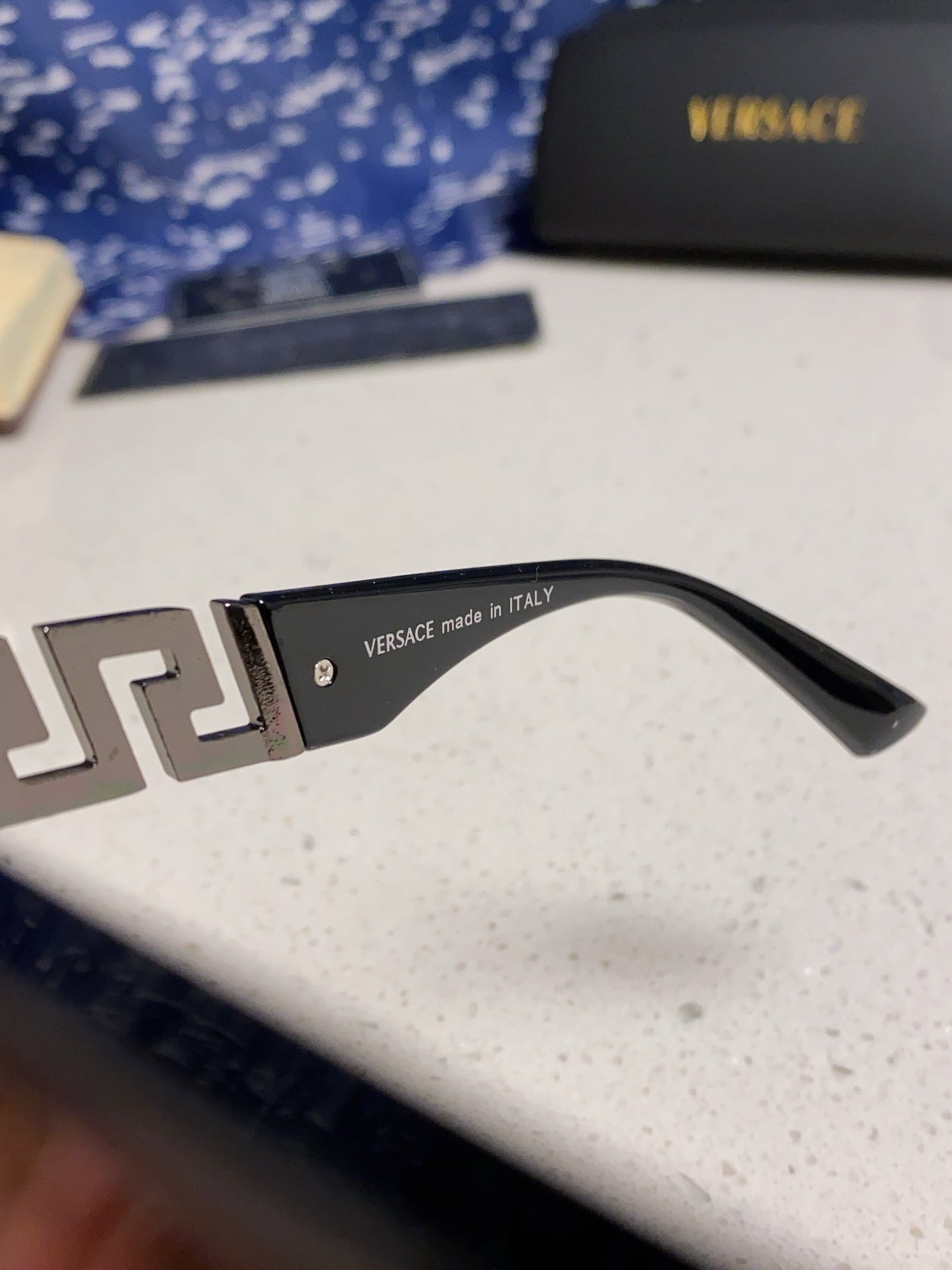 Versace Fashion Silver Lens Sunglasses for Men & Women - 432828 - detail image 8