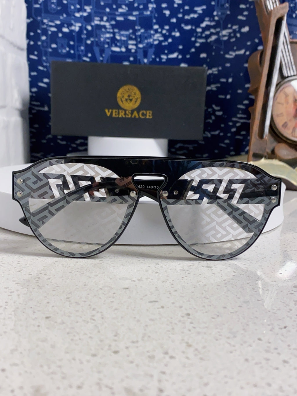 Versace Fashion Silver Lens Sunglasses for Men & Women - 432828 - detail image 9