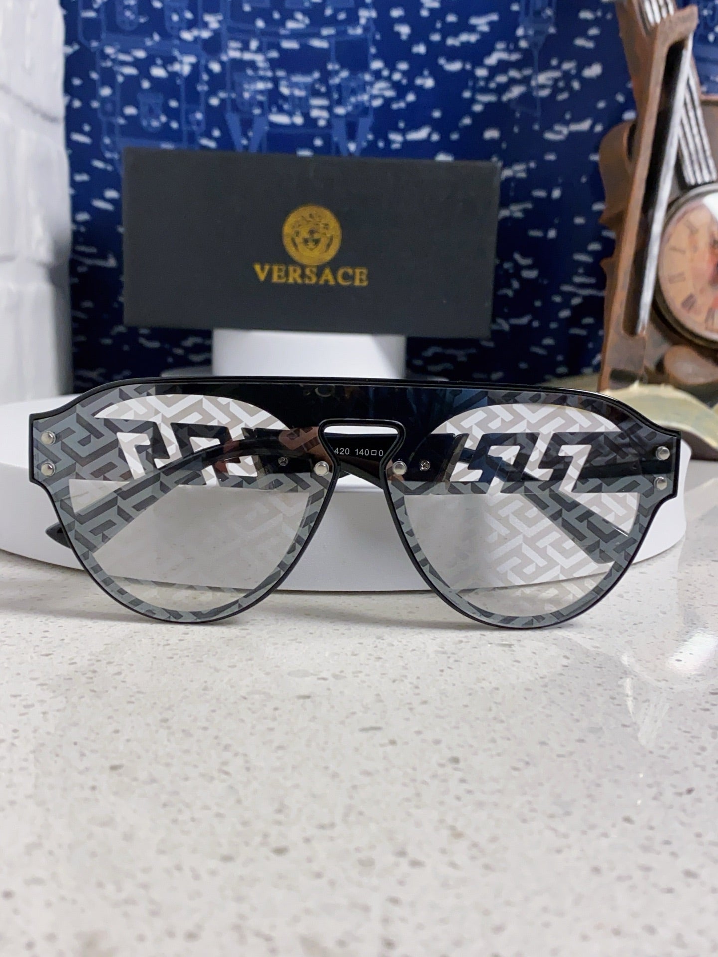 Versace Fashion Silver Lens Sunglasses for Men & Women - 416335 - detail image 9
