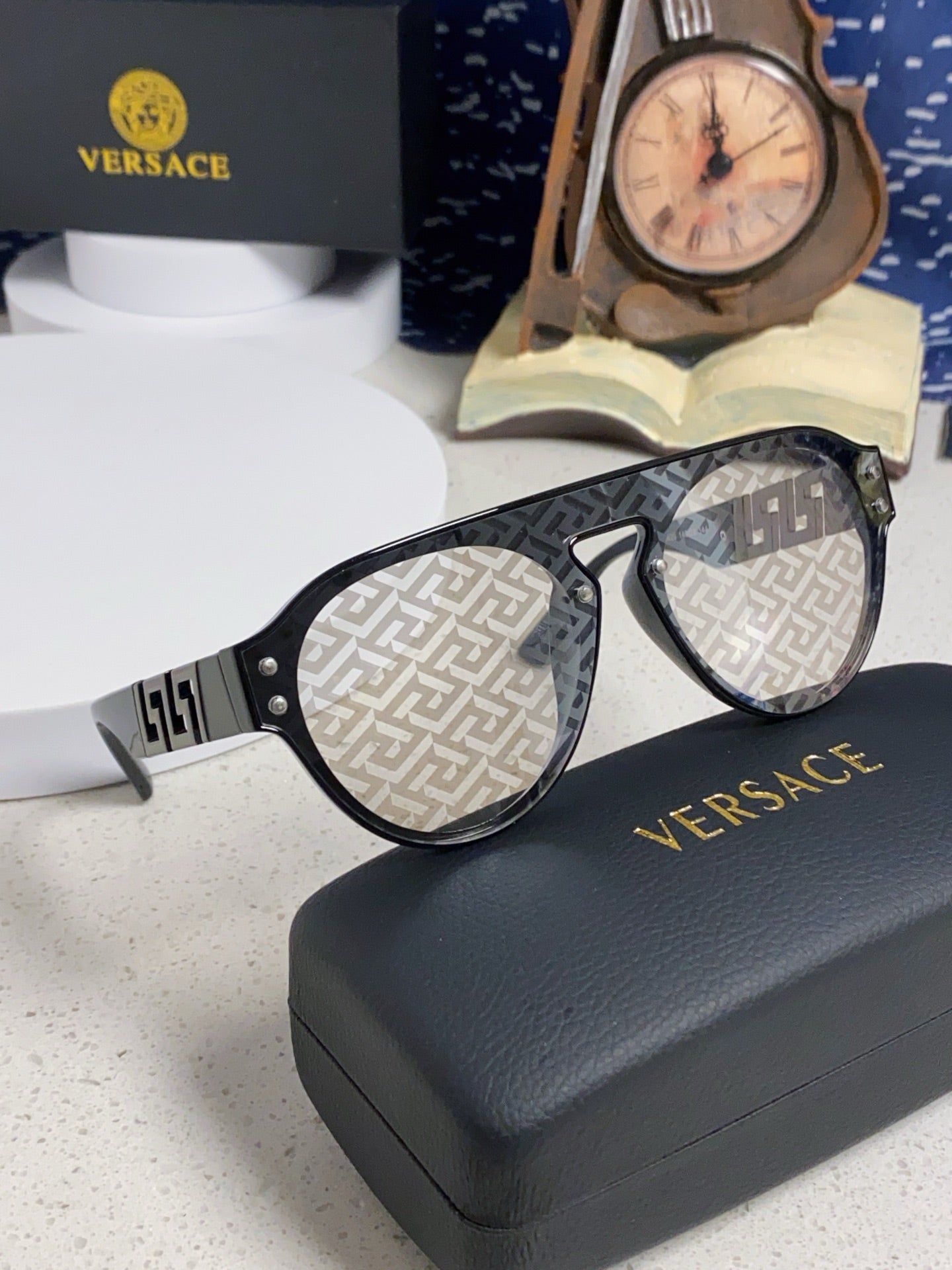 Versace Fashion Silver Lens Sunglasses for Men & Women - 432828 - detail image 10