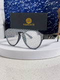 Versace Fashion Silver Lens Sunglasses for Men & Women - 416335