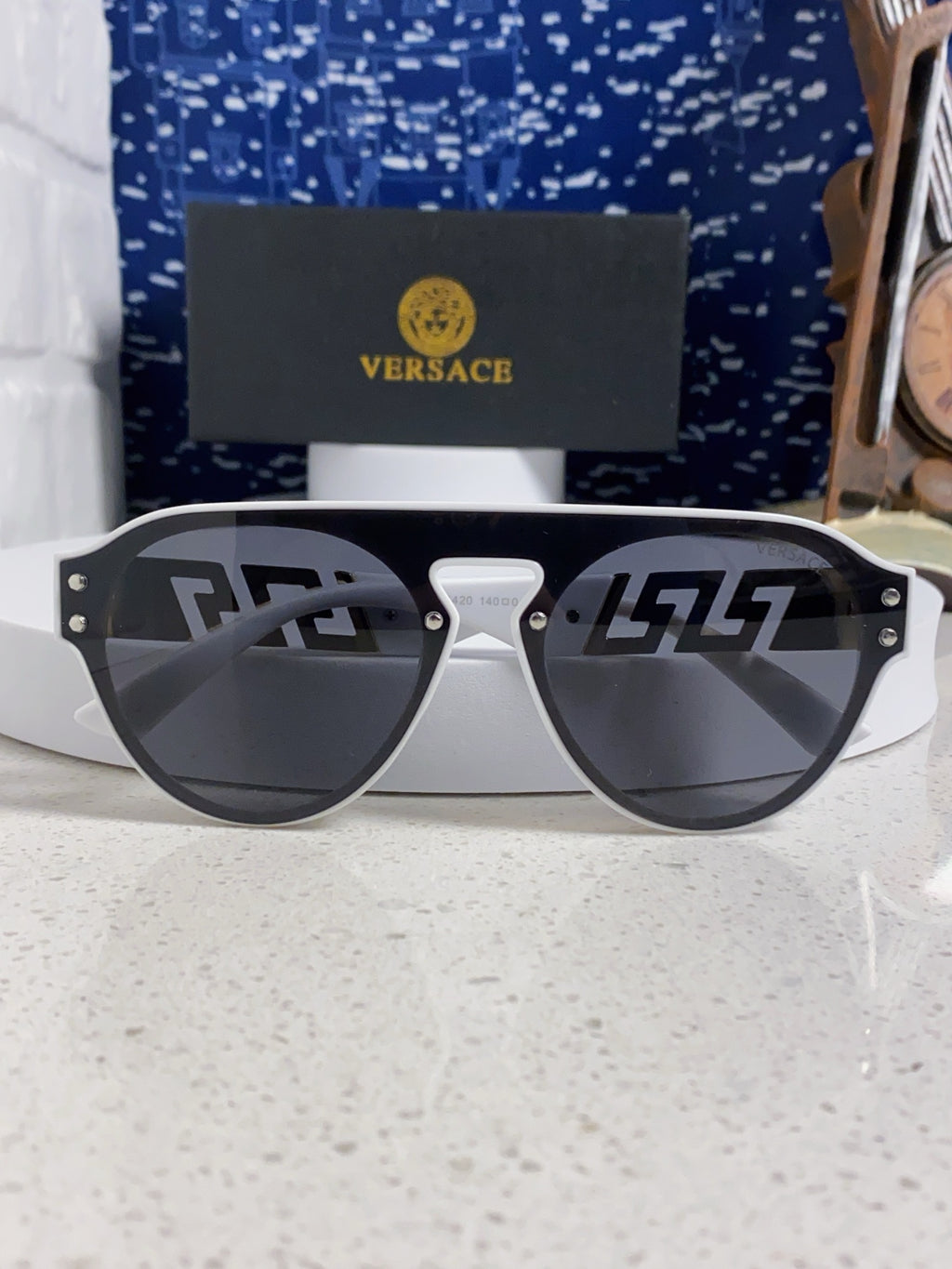 Versace Fashion Silver Lens Sunglasses for Men & Women - 432831 - detail image 9