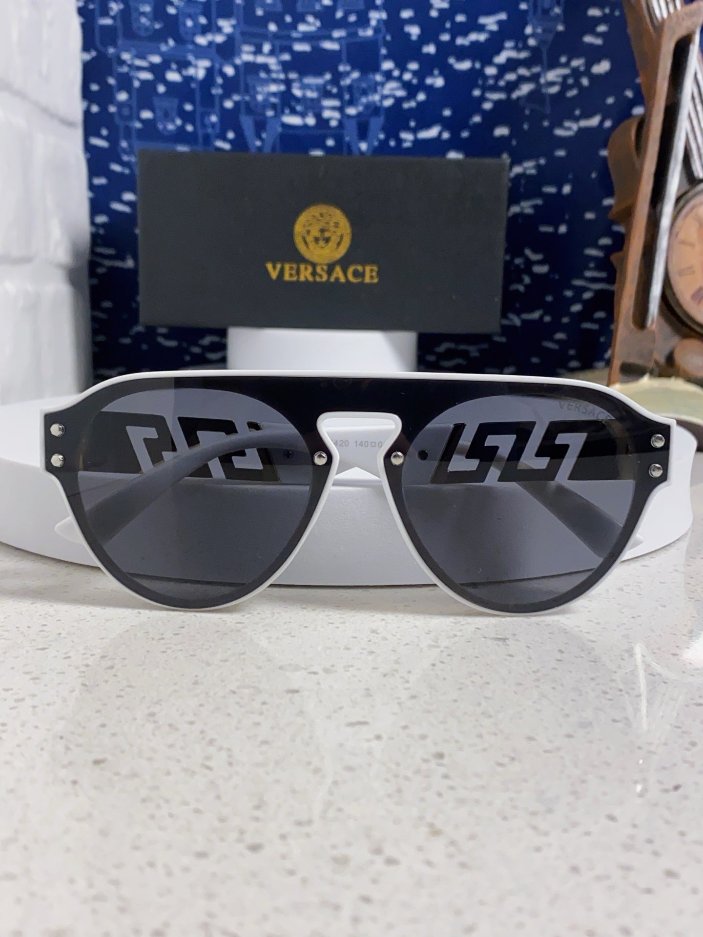 Versace Fashion Silver Lens Sunglasses for Men & Women - 432831 - detail image 9