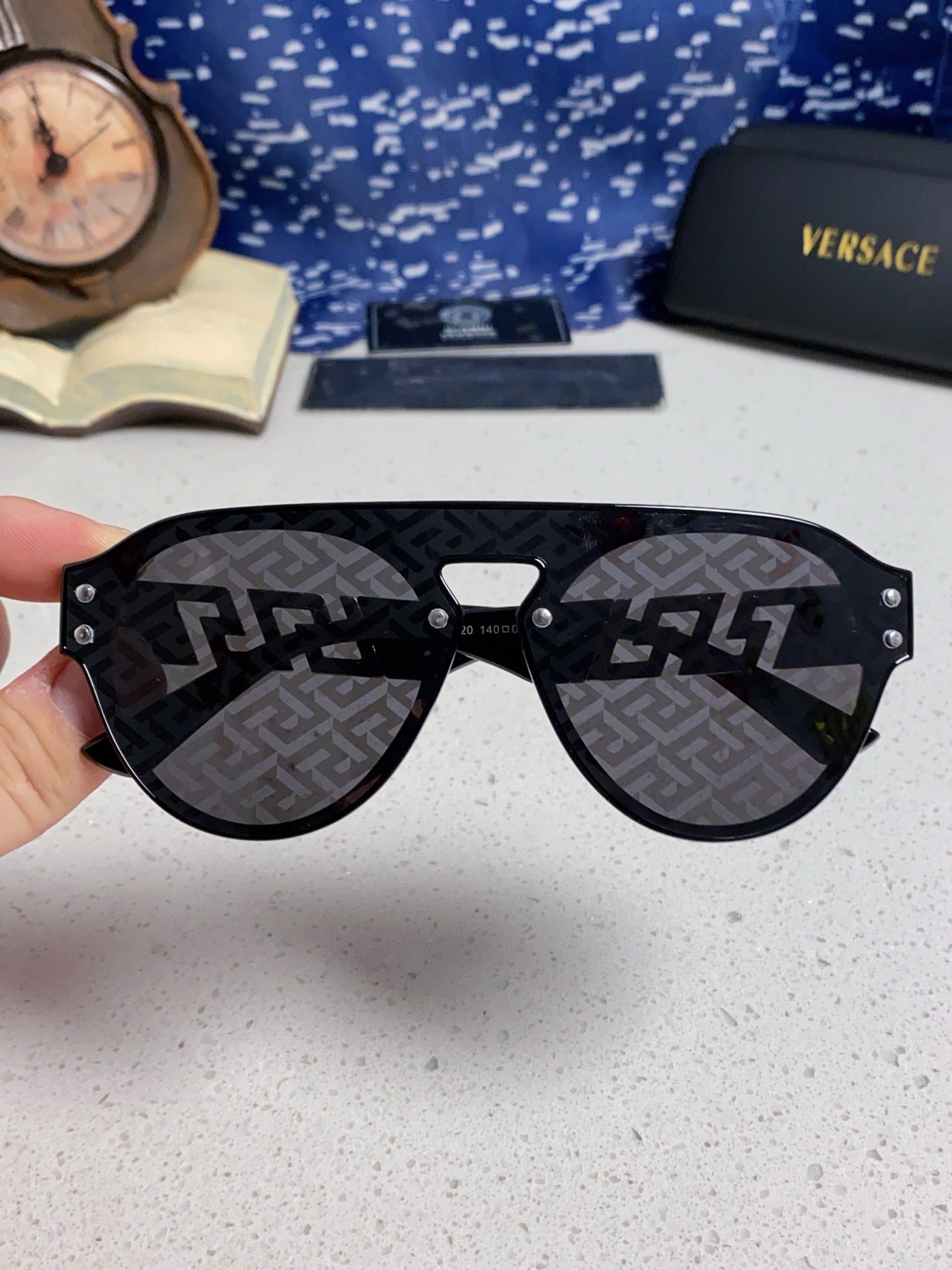 Versace Fashion Silver Lens Sunglasses for Men & Women - 867235 - detail image 4