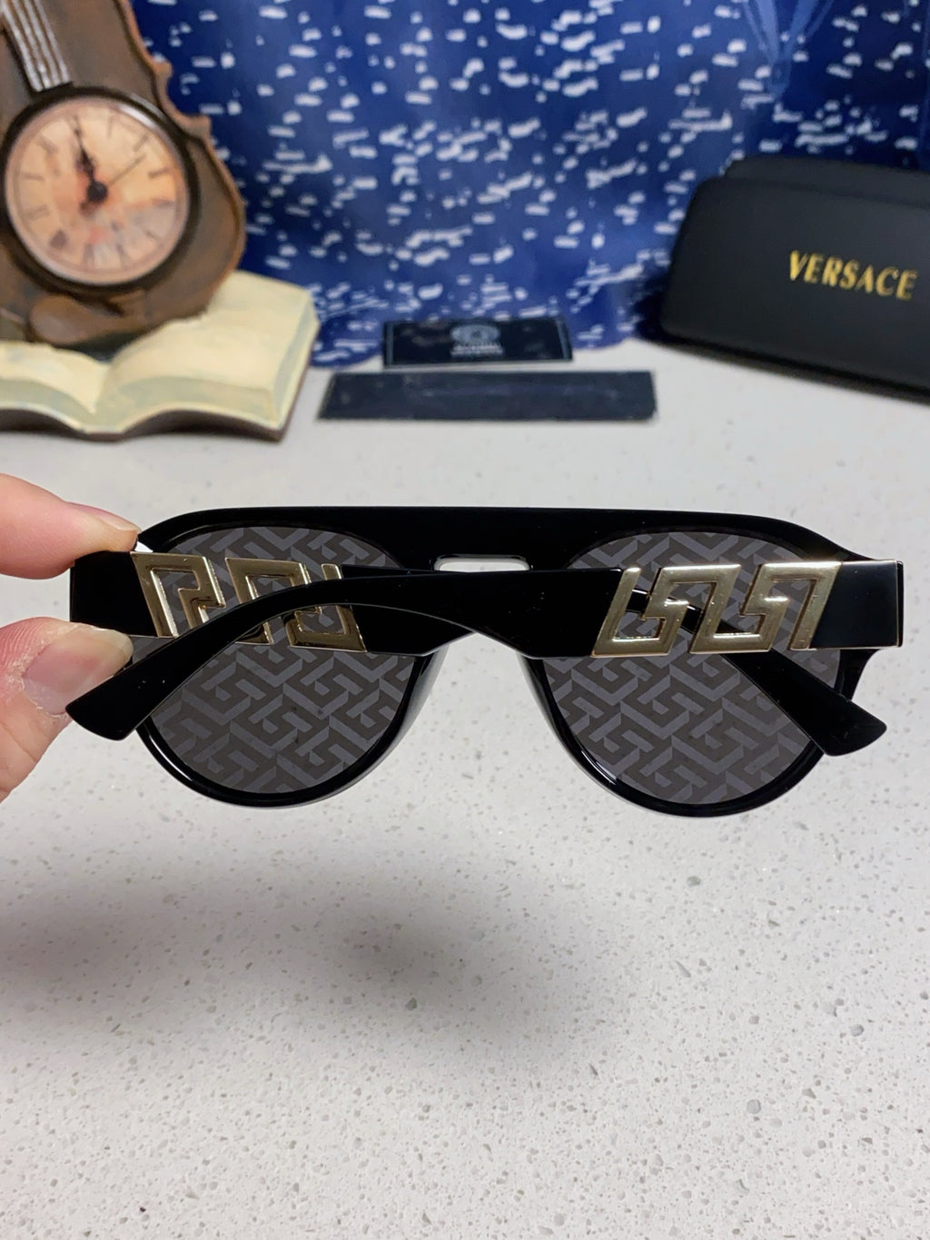 Versace Fashion Silver Lens Sunglasses for Men & Women - 432830 - detail image 5
