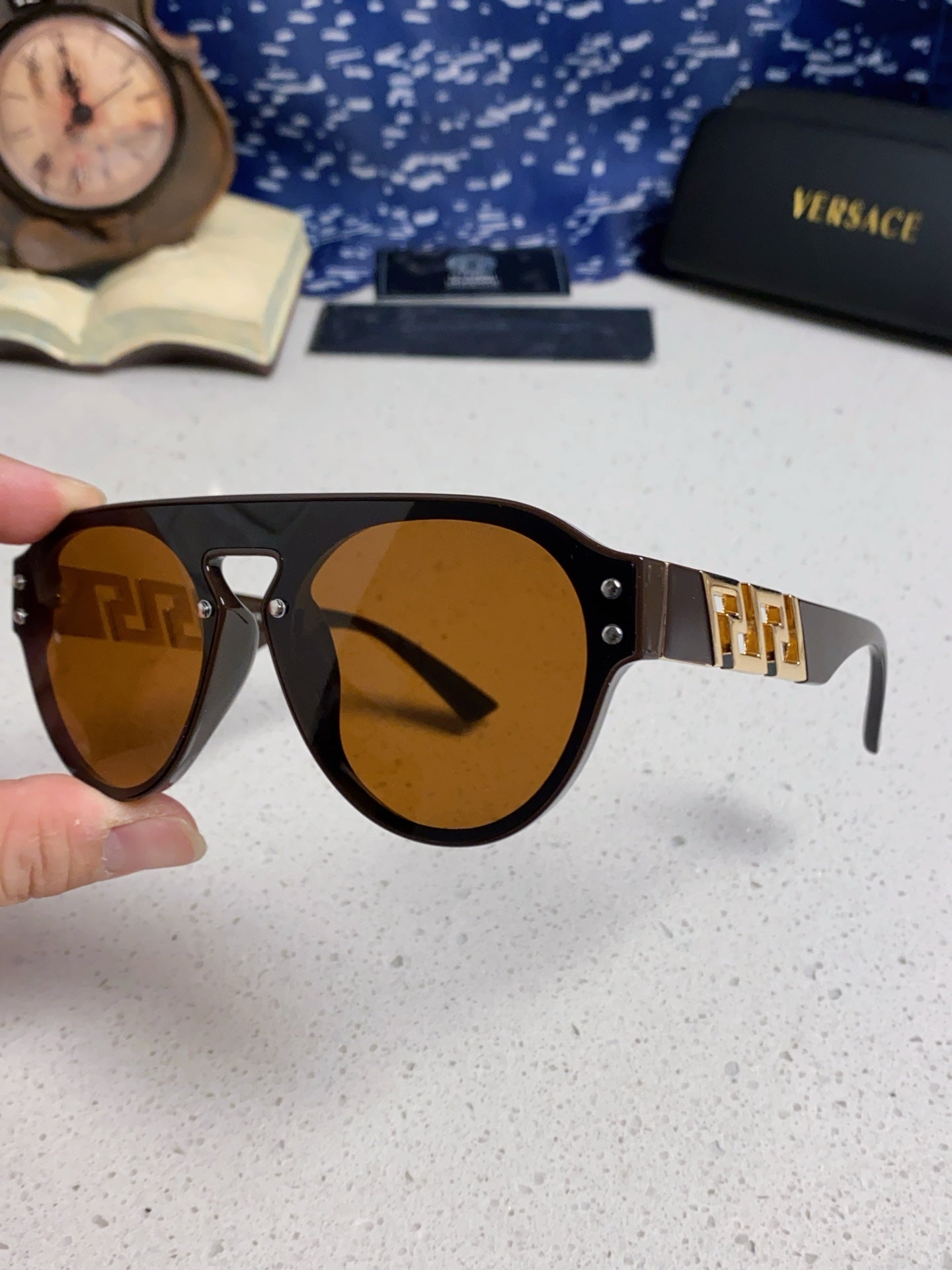 Versace Fashion Brown Lens Sunglasses for Men & Women - 432832 - detail image 6