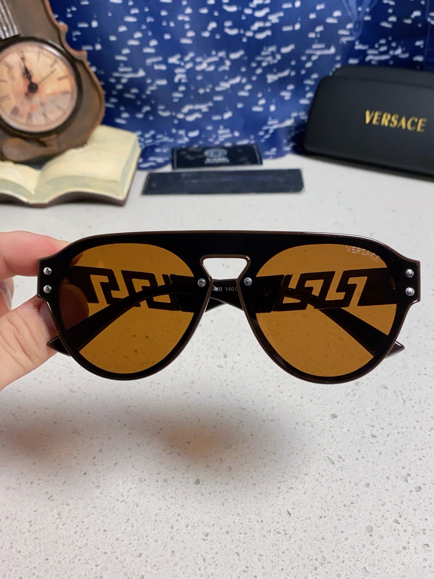 Versace Fashion Brown Lens Sunglasses for Men & Women - 432832 - detail image 4