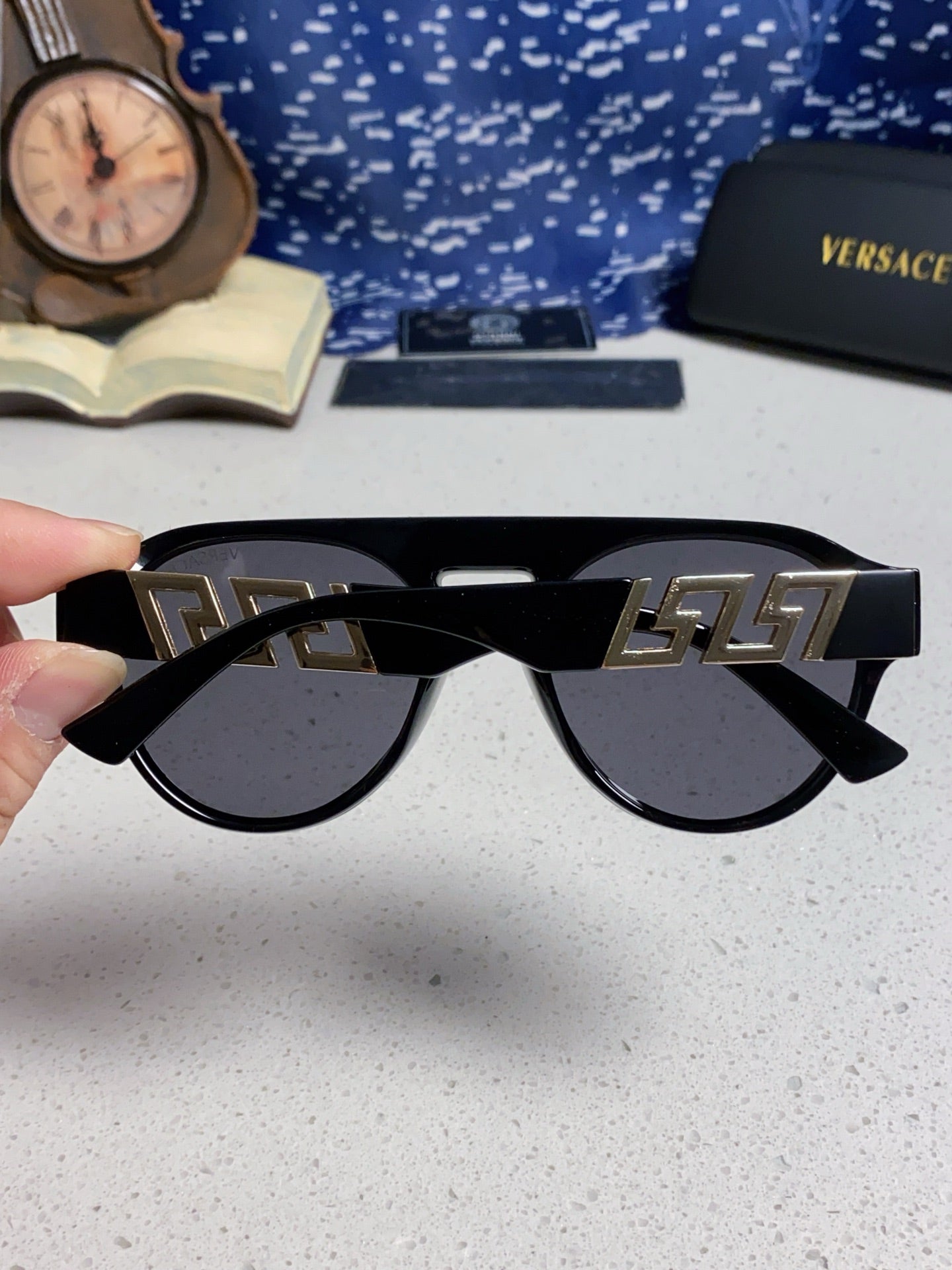 Versace Fashion Gray Lens Sunglasses for Men & Women - 432833 - detail image 5