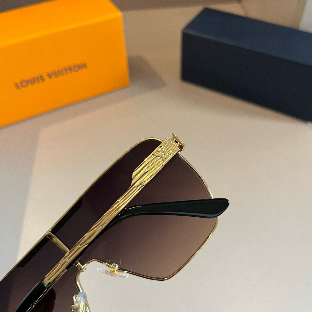 Louis Vuitton Fashion Gold Lens Sunglasses for Men & Women - 381892 - detail image 9