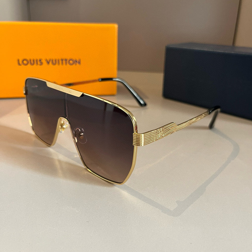 Louis Vuitton Fashion Gold Lens Sunglasses for Men & Women - 381892 - detail image 3