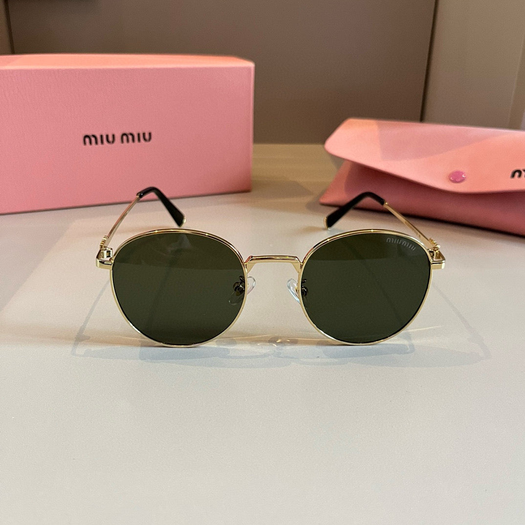 Miu Miu Metal Fashion Brown Lens Sunglasses for Men & Women - 382990 - detail image 2
