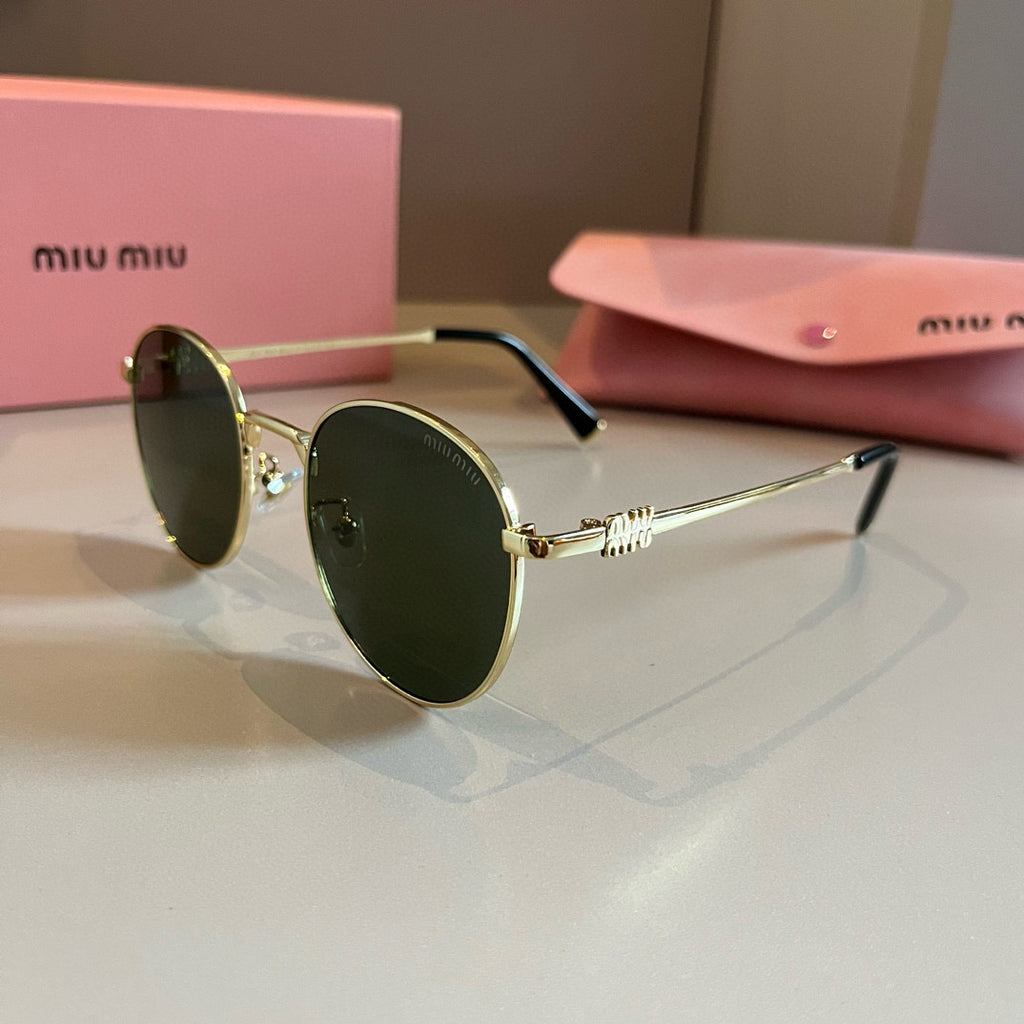 Miu Miu Metal Fashion Brown Lens Sunglasses for Men & Women - 466145 - detail image 3