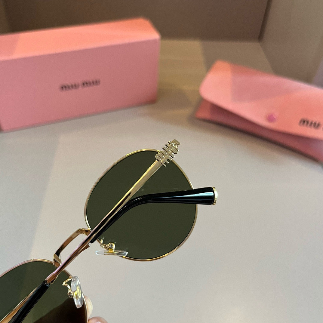 Miu Miu Metal Fashion Brown Lens Sunglasses for Men & Women - 466145 - detail image 6