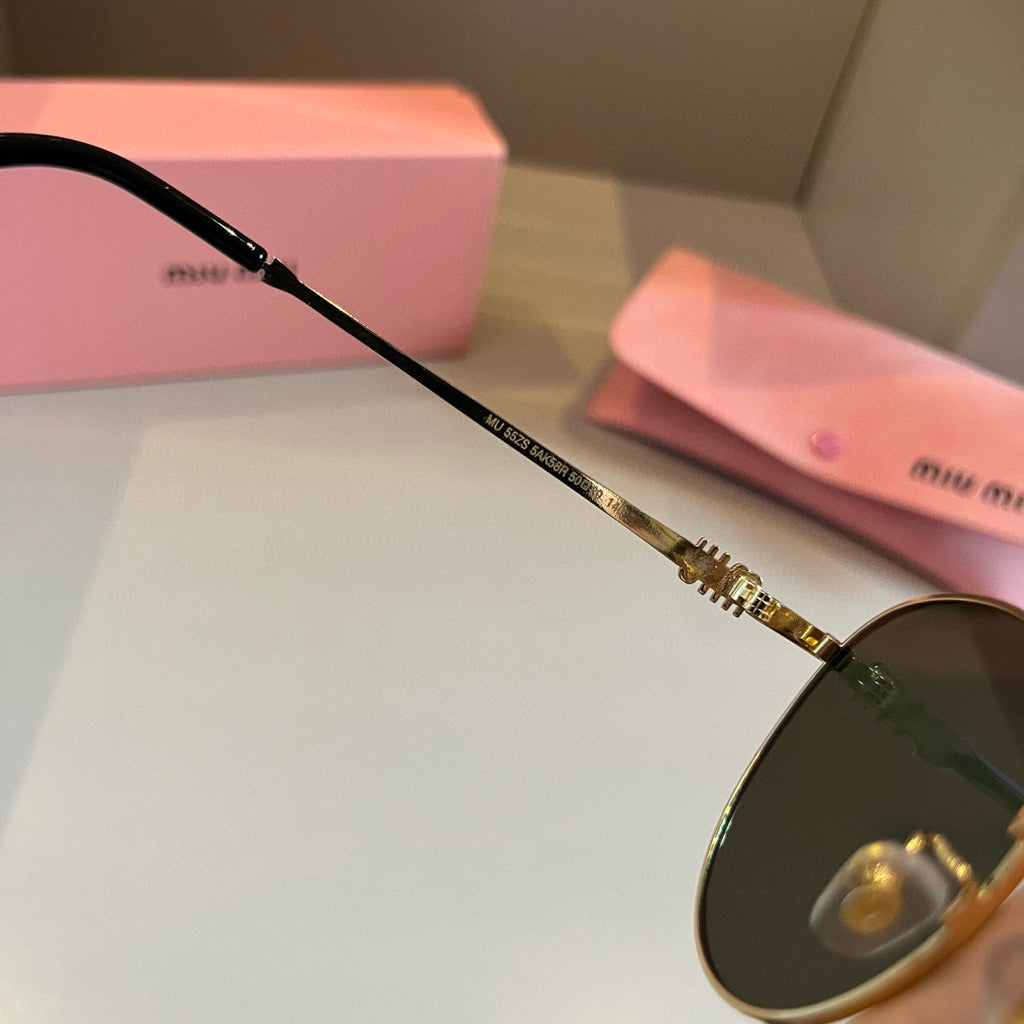 Miu Miu Metal Fashion Brown Lens Sunglasses for Men & Women - 466145 - detail image 9
