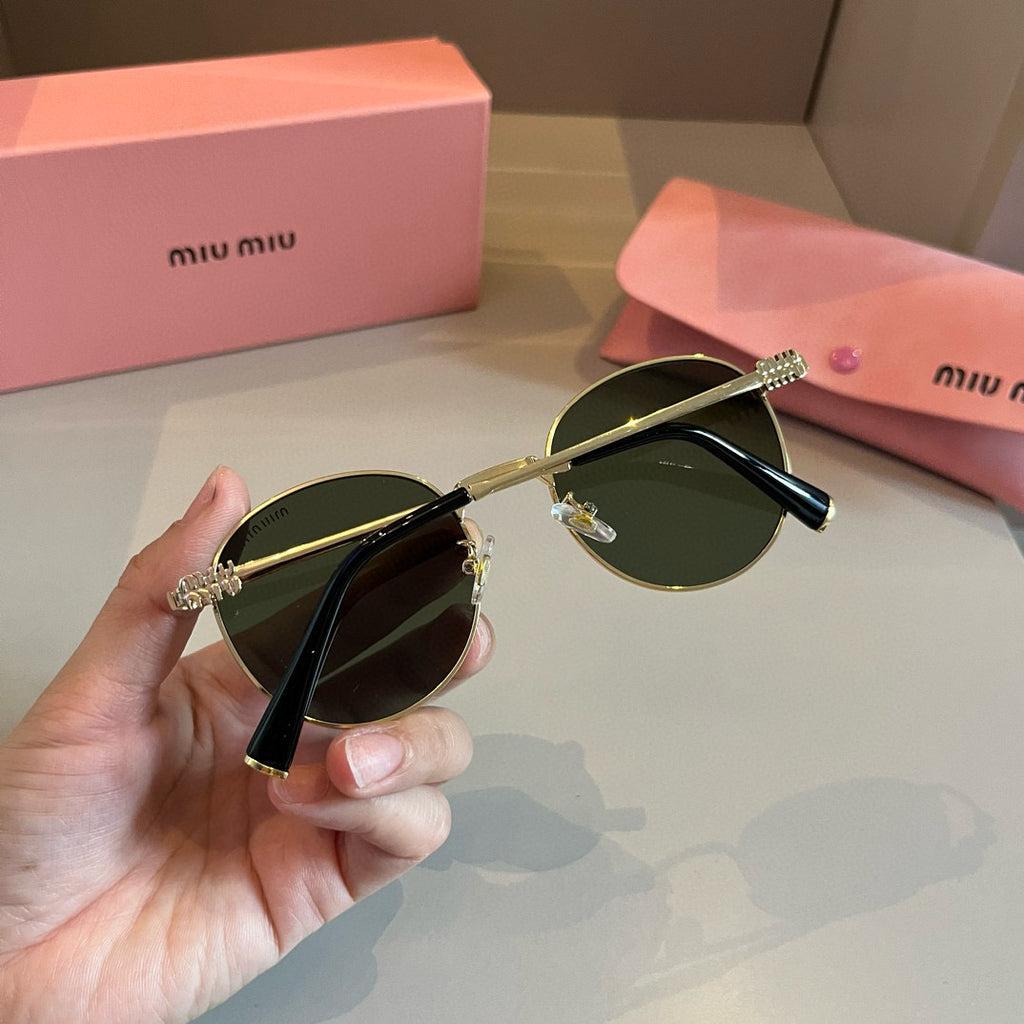 Miu Miu Metal Fashion Brown Lens Sunglasses for Men & Women - 466145 - detail image 7