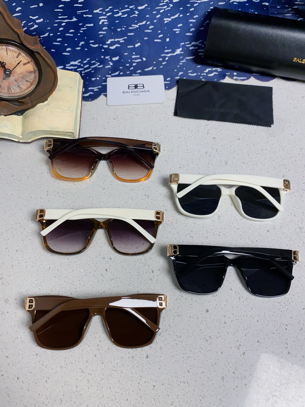 Balenciaga BB0102SA Fashion Silver Lens Sunglasses for Men & Women - detail image 11