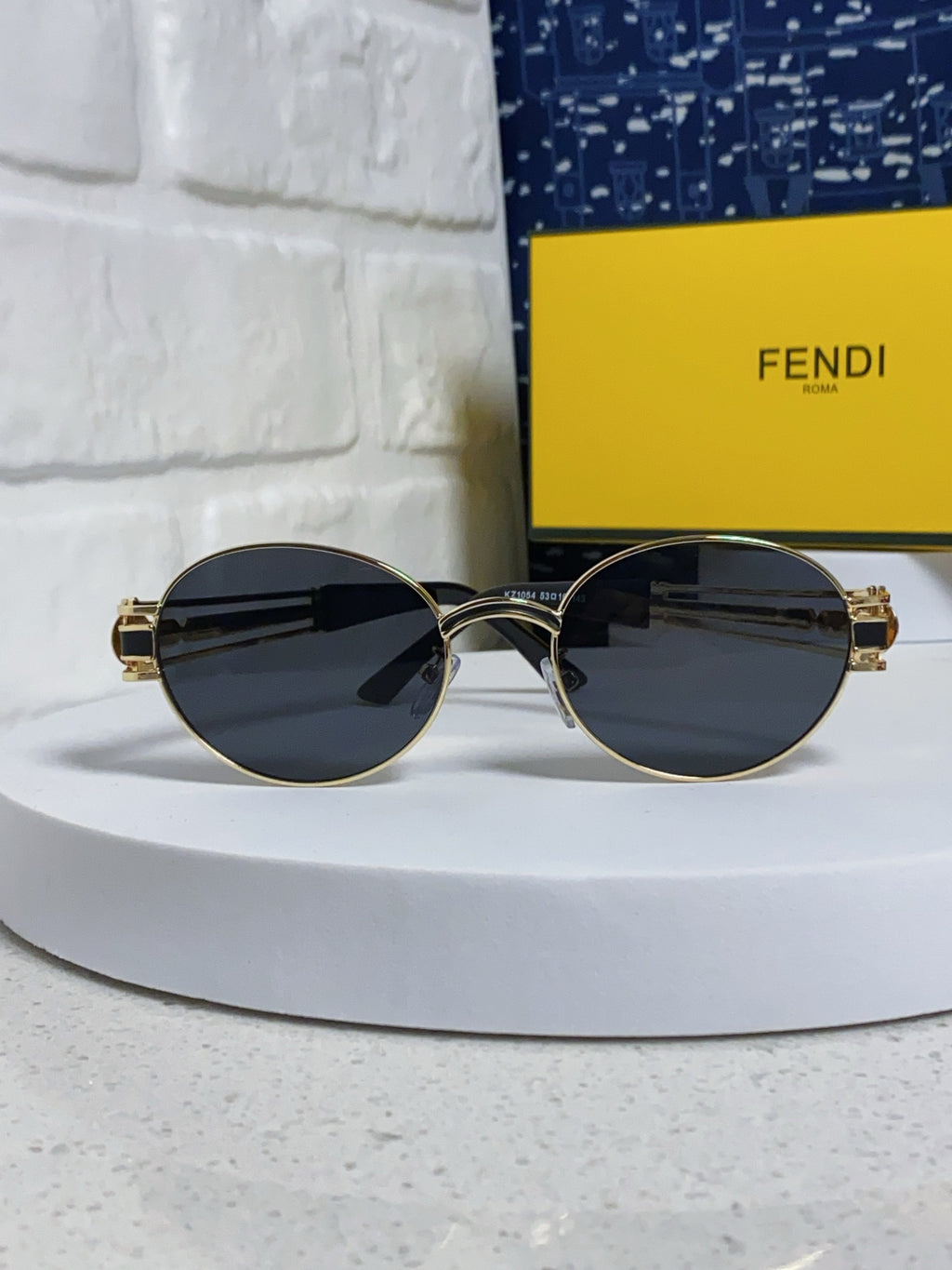 Fendi Metal Oval Silver Lens Sunglasses for Men & Women - 466207 - detail image 2