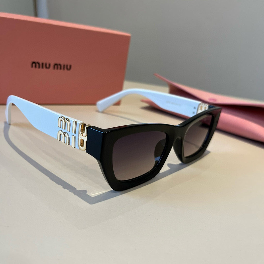 Miu Miu Fashion Silver Lens Sunglasses for Men & Women - 382991