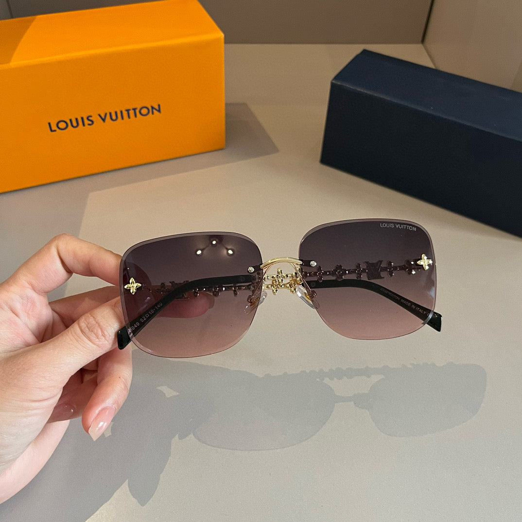 Louis Vuitton Fashion Gold Lens Sunglasses for Men & Women - 381894 - detail image 6
