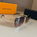 Louis Vuitton Fashion Gold Lens Sunglasses for Men & Women - 381894