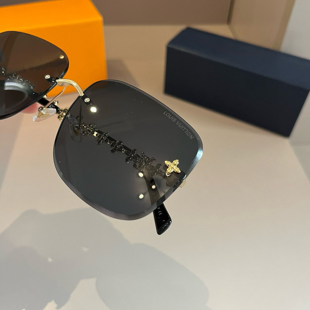 Louis Vuitton Fashion Gold Lens Sunglasses for Men & Women - 381895 - detail image 9