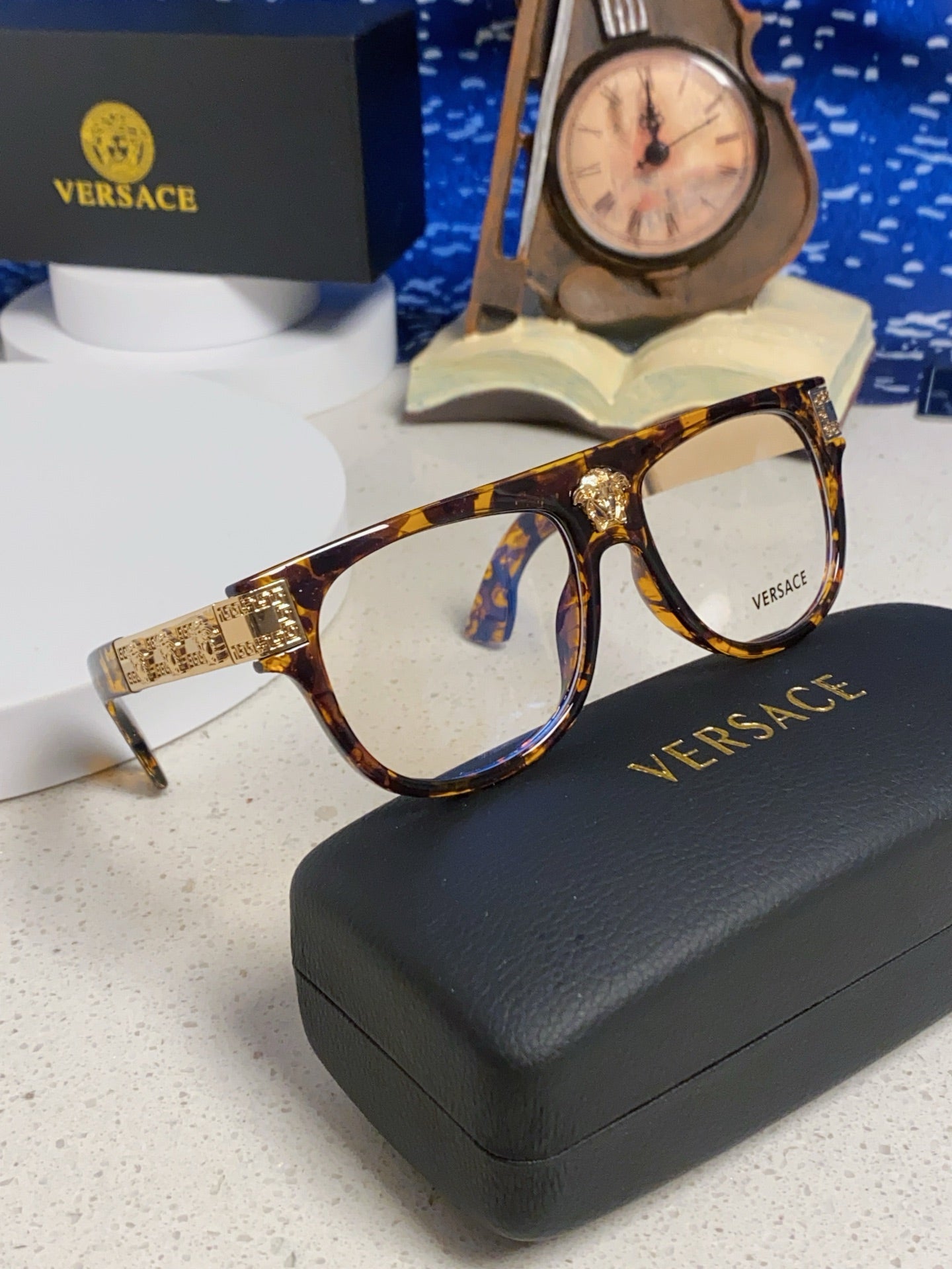 Versace Square Brown Lens Sunglasses for Men & Women - detail image 9