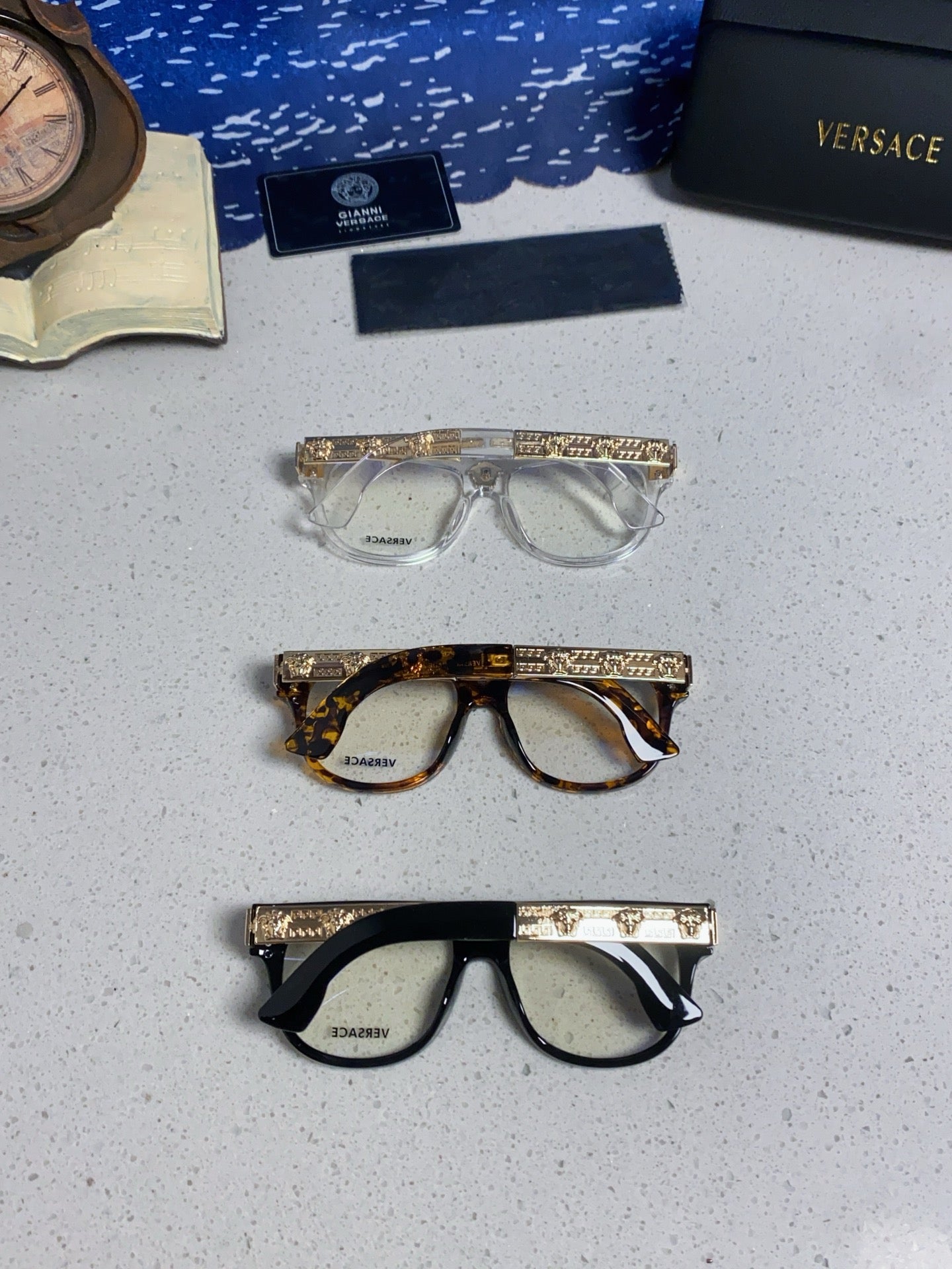 Versace Square Brown Lens Sunglasses for Men & Women - detail image 10