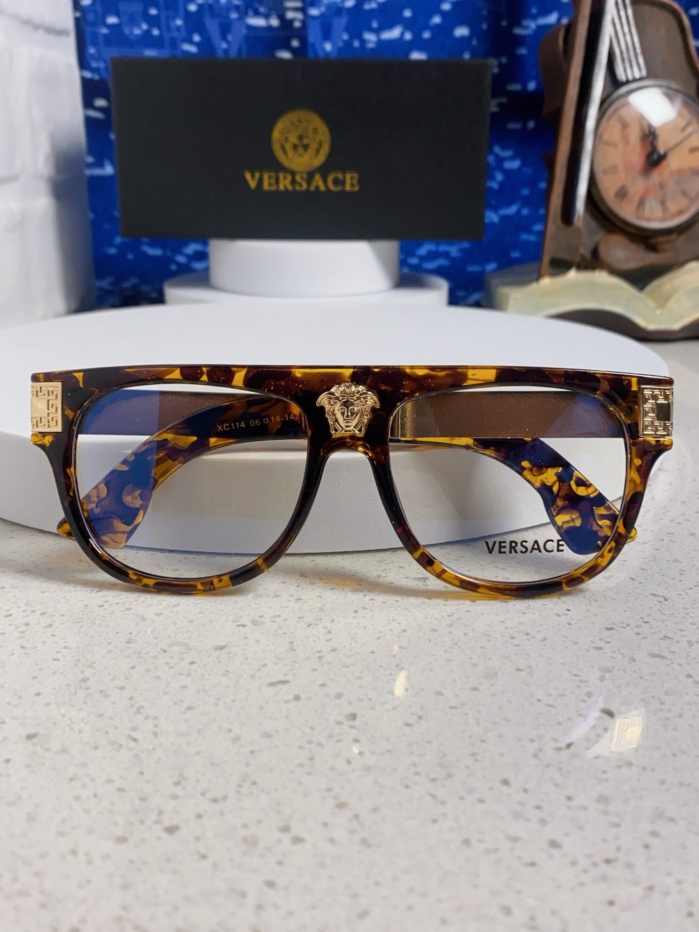 Versace Square Brown Lens Sunglasses for Men & Women - detail image 8