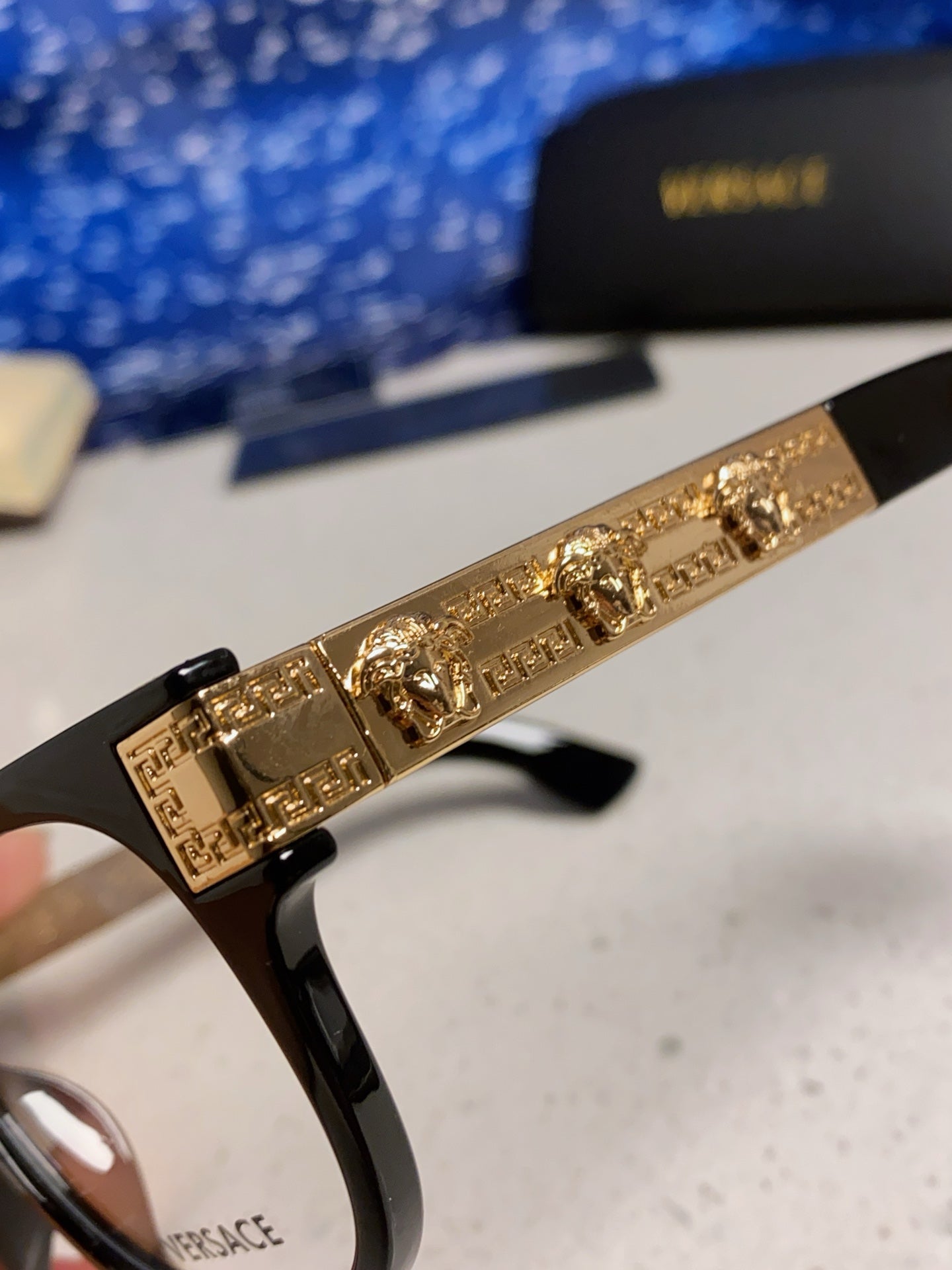 Versace Square Silver Lens Sunglasses for Men & Women - 372531 - detail image 7