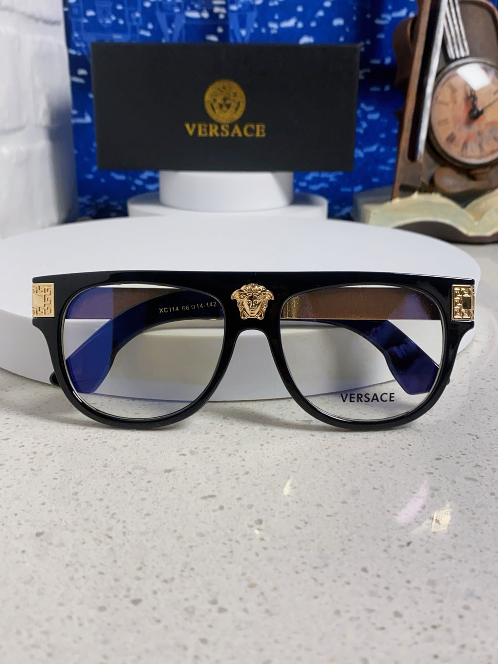 Versace Square Silver Lens Sunglasses for Men & Women - 372531 - detail image 9