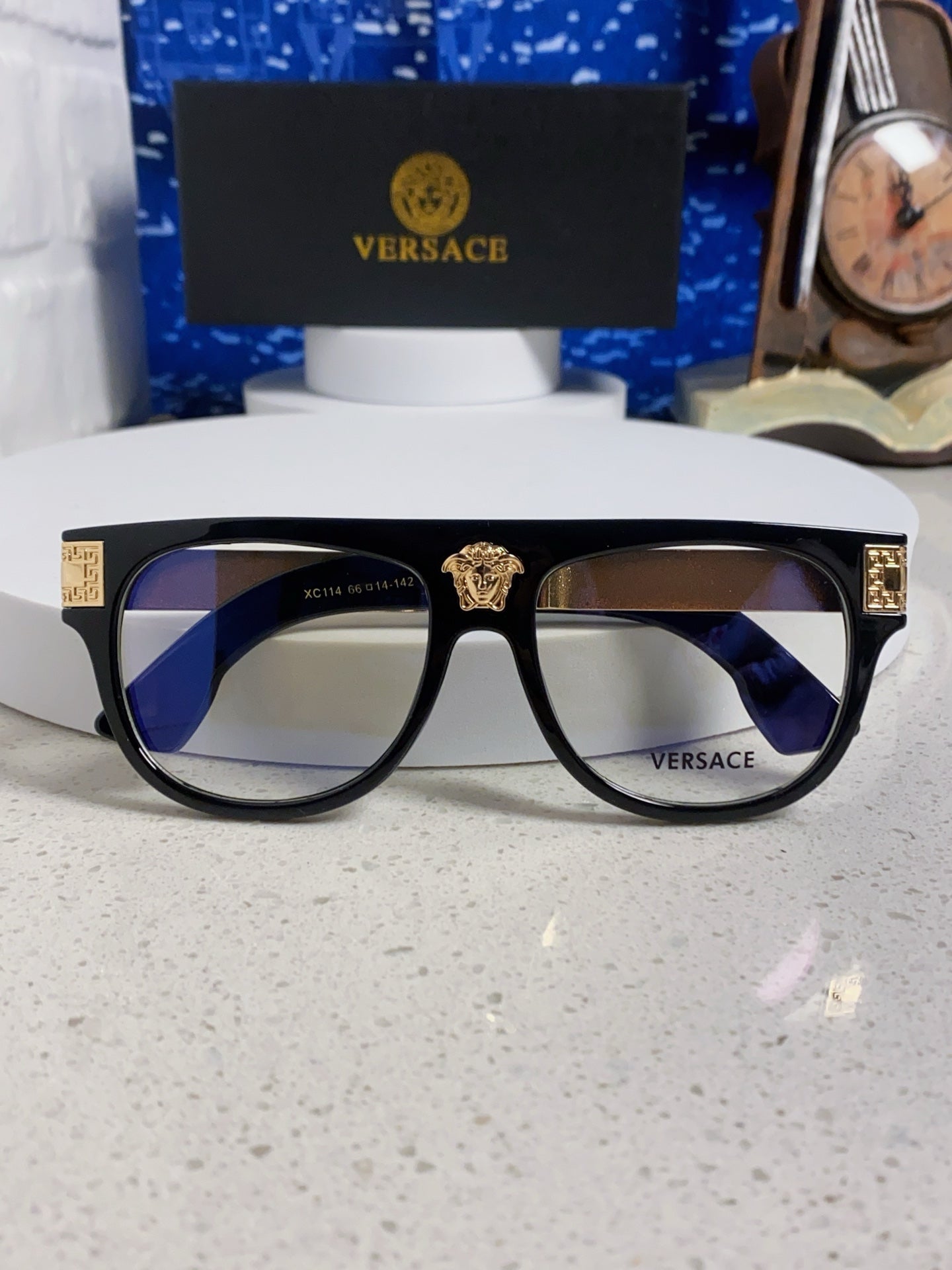 Versace Square Silver Lens Sunglasses for Men & Women - 372531 - detail image 9