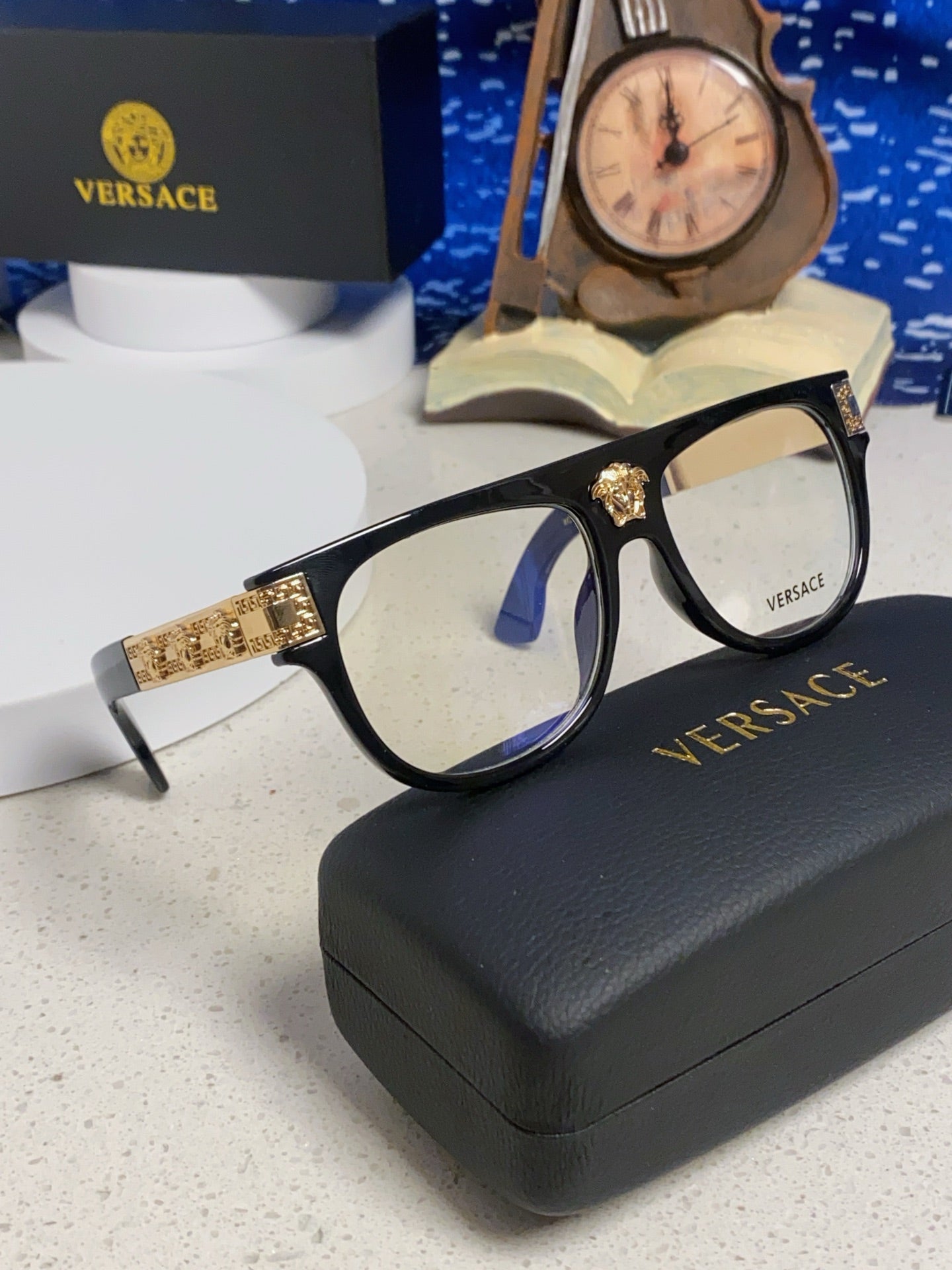 Versace Square Silver Lens Sunglasses for Men & Women - 372531 - detail image 10