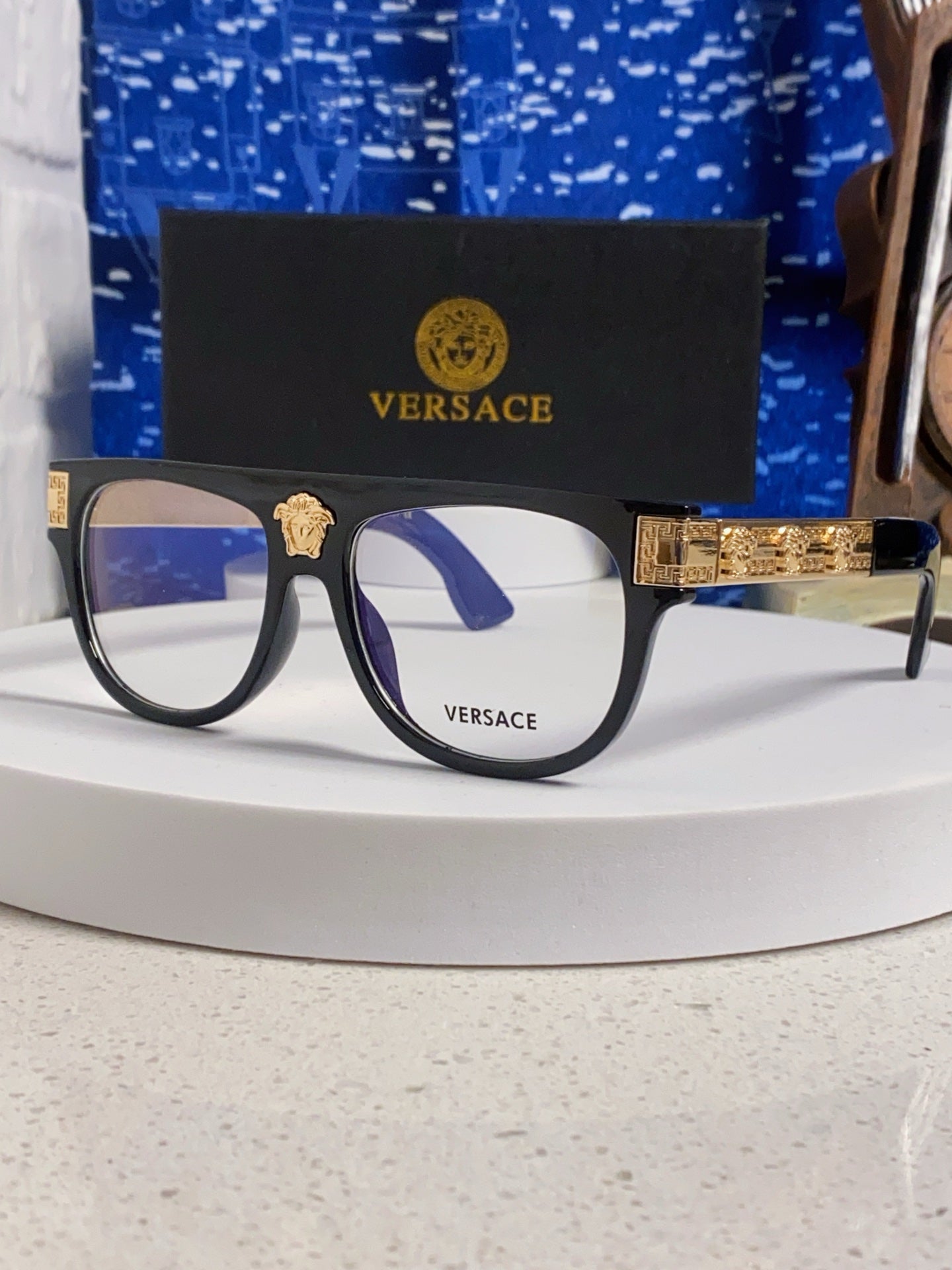 Versace Square Silver Lens Sunglasses for Men & Women - 372531