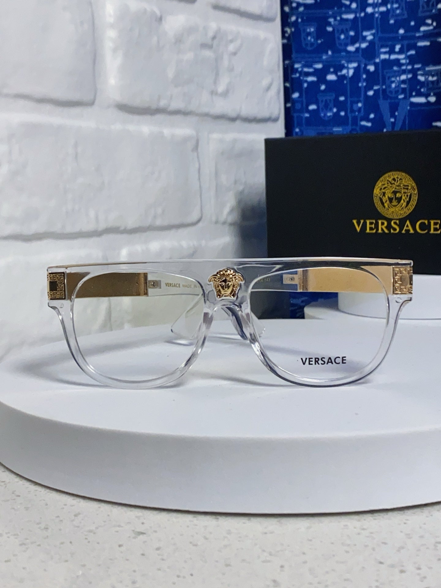 Versace Square Silver Lens Sunglasses for Men & Women - 372529 - detail image 2