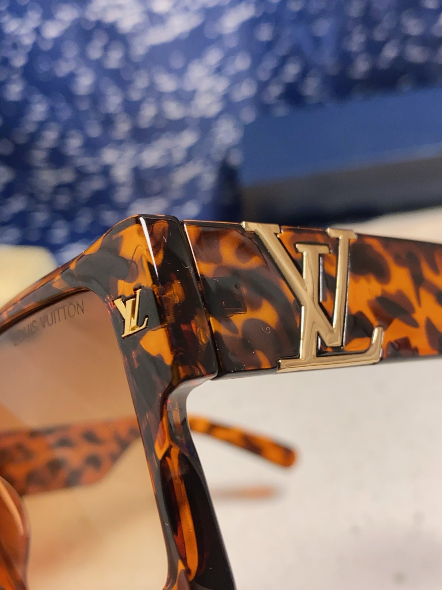 Louis Vuitton Square Brown Lens Sunglasses for Men & Women - 398163 - detail image 7