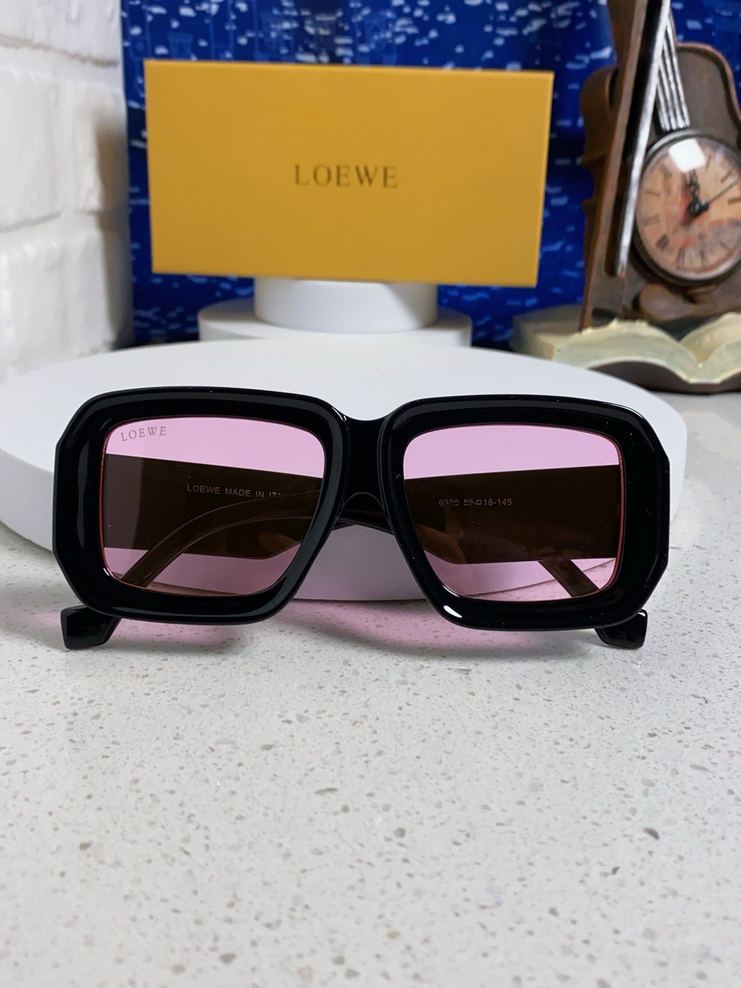 Loewe Fashion Red Lens Sunglasses for Women - detail image 9