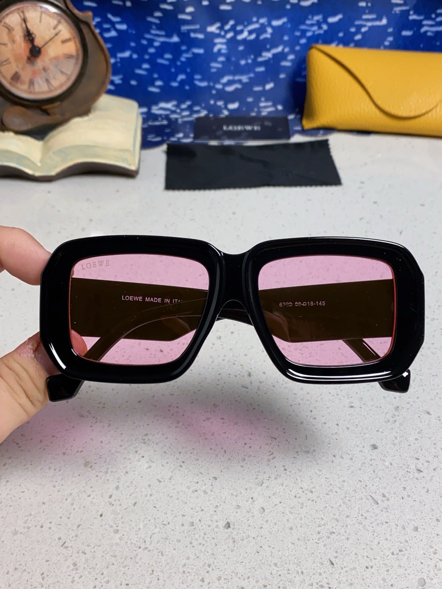 Loewe Fashion Red Lens Sunglasses for Women - detail image 4
