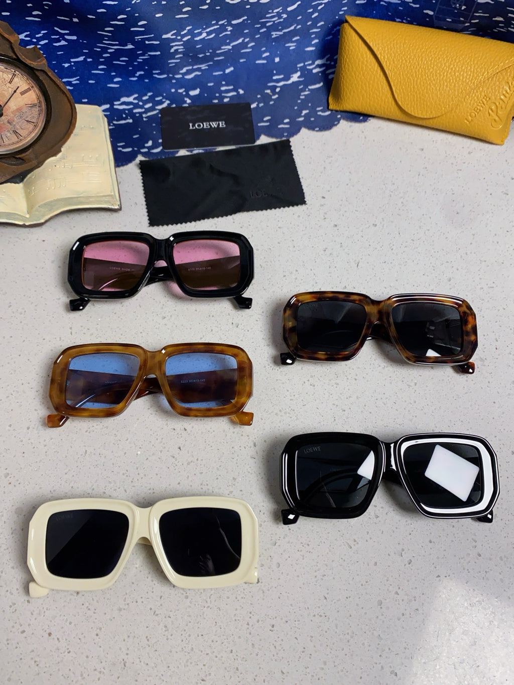 Loewe Fashion Red Lens Sunglasses for Women - detail image 12