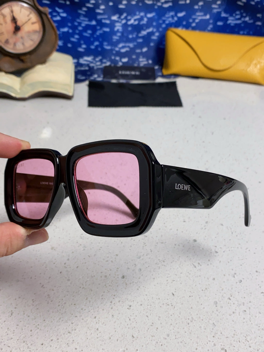 Loewe Fashion Red Lens Sunglasses for Women - detail image 6