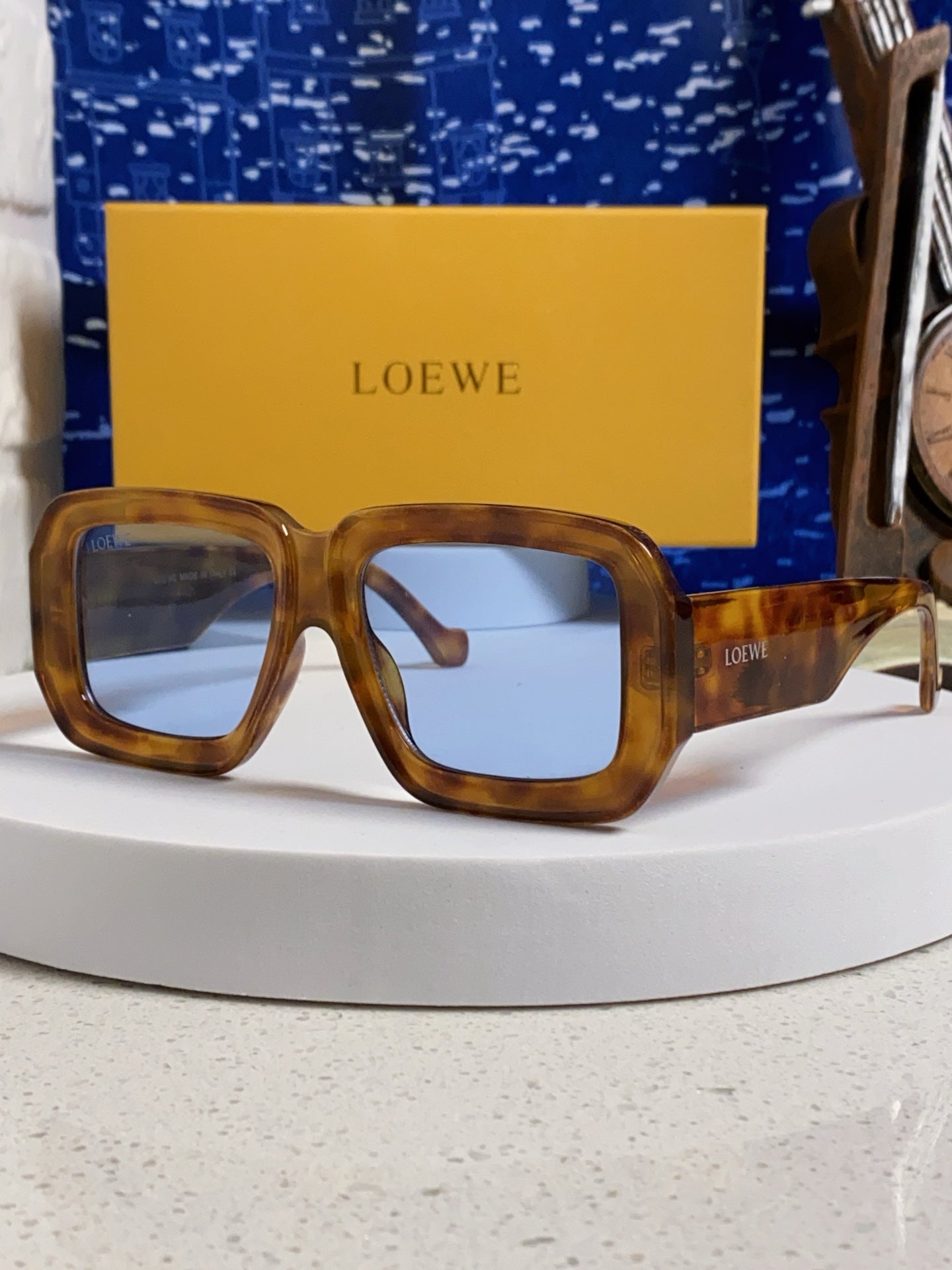 Loewe Fashion Brown Lens Sunglasses for Women