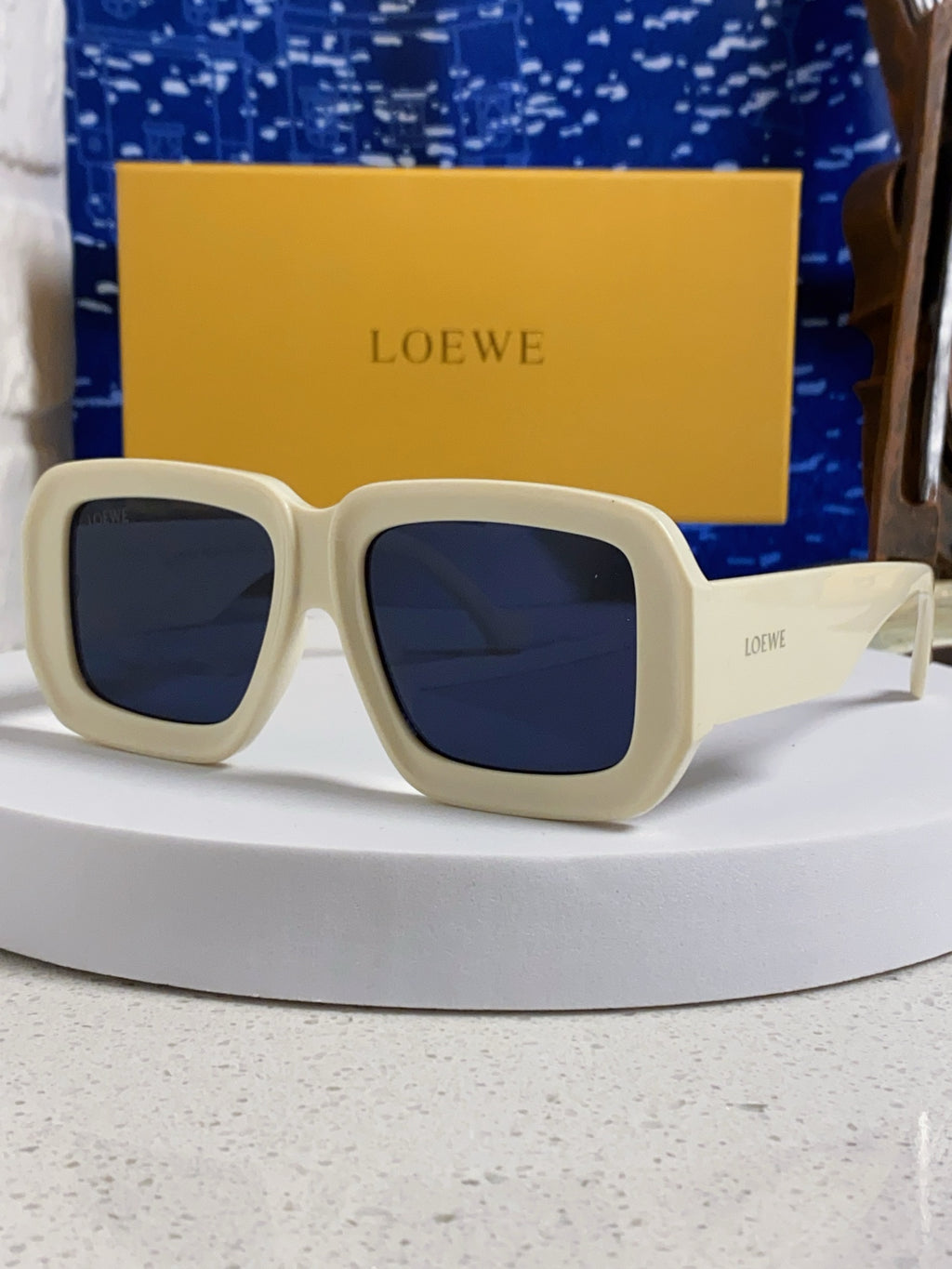 Loewe Fashion Blue Lens Sunglasses for Women - 399333
