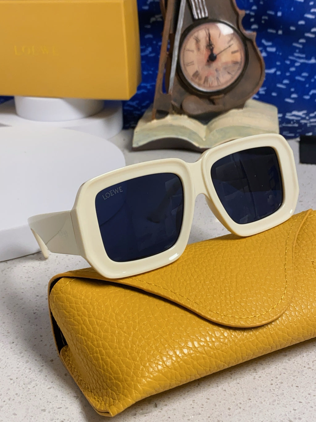 Loewe Fashion Blue Lens Sunglasses for Women - 399333 - detail image 10