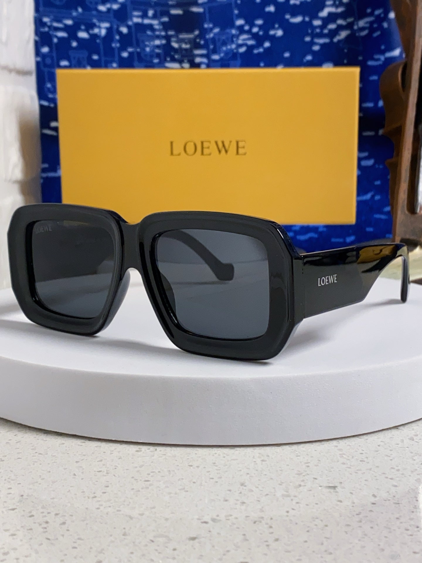 Loewe Fashion Black Lens Sunglasses for Women
