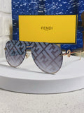 Fendi Aviator Gray Lens Sunglasses for Men & Women - 416301