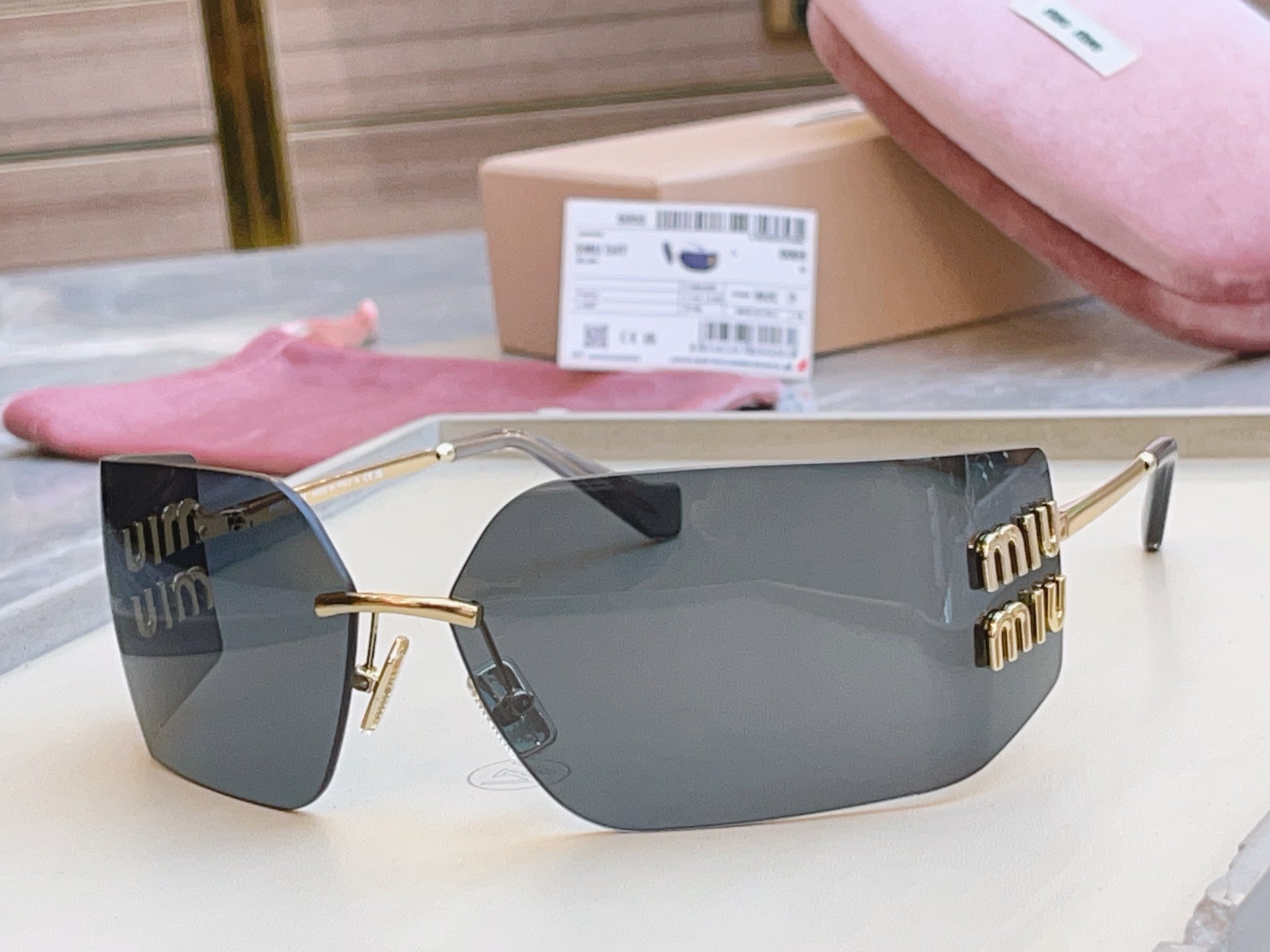 Miu Miu Fashion Brown Lens Sunglasses for Men & Women - 382996 - detail image 4